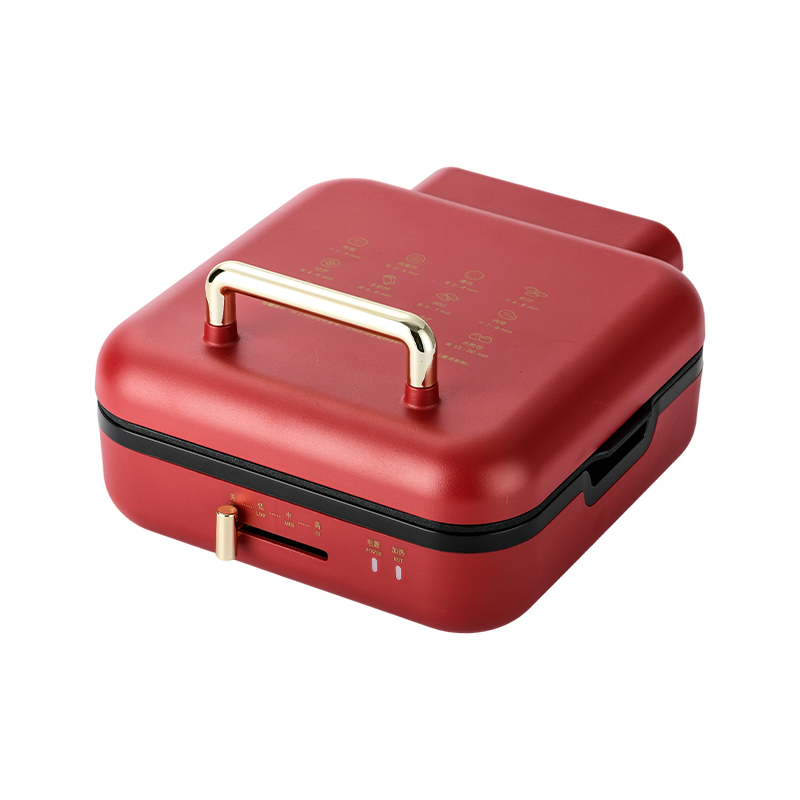 BJX-S017 24x24cm Grill Pan cum Grill (Temperatura Control + Wood Grain Handle)
