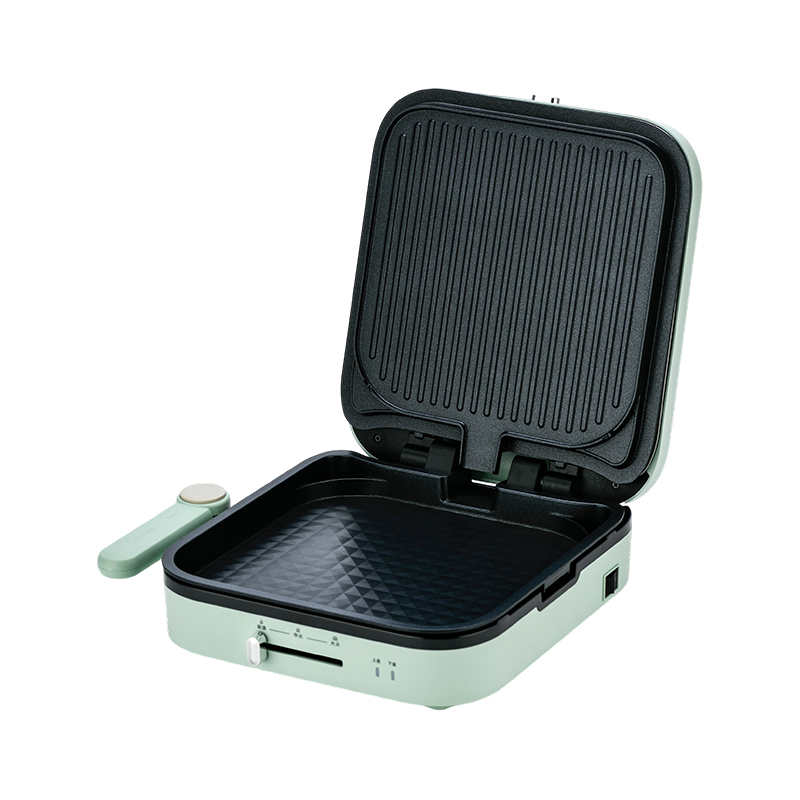 BJX-S022 28x28cm 180° Aperire et Claudere Temperature Control Removable Plate Large Grill