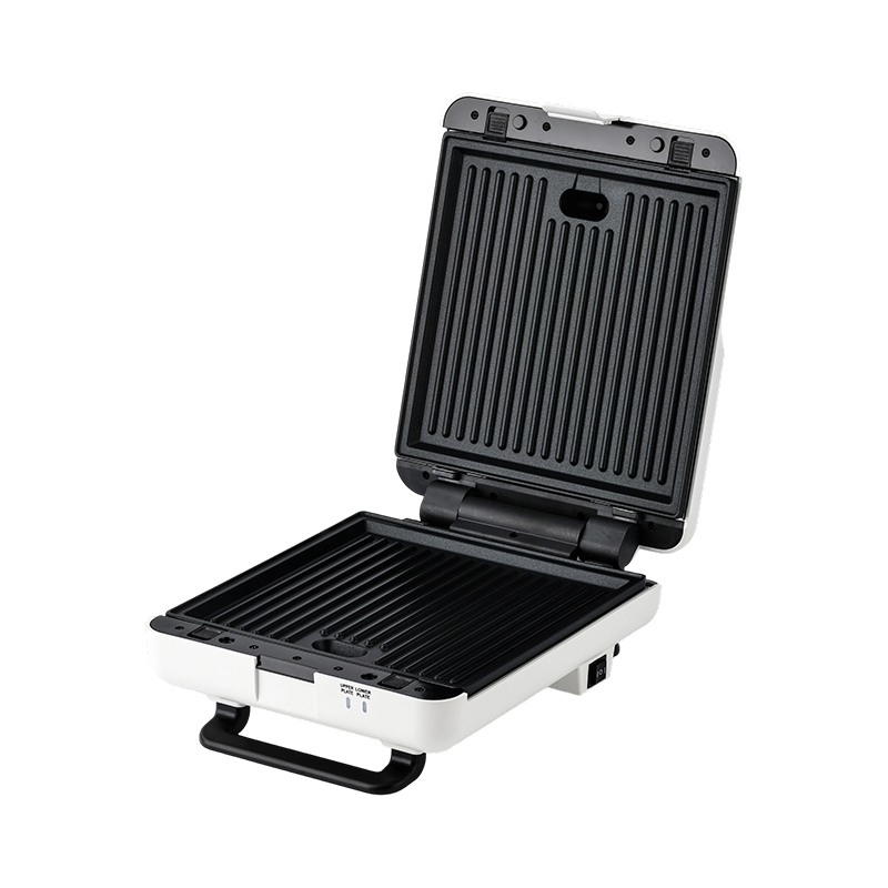 BJX-S026 4-Slice CLXXX° Open Grill & Sandwico factorem cum 3-Level Imperium et oleum Drip Tray