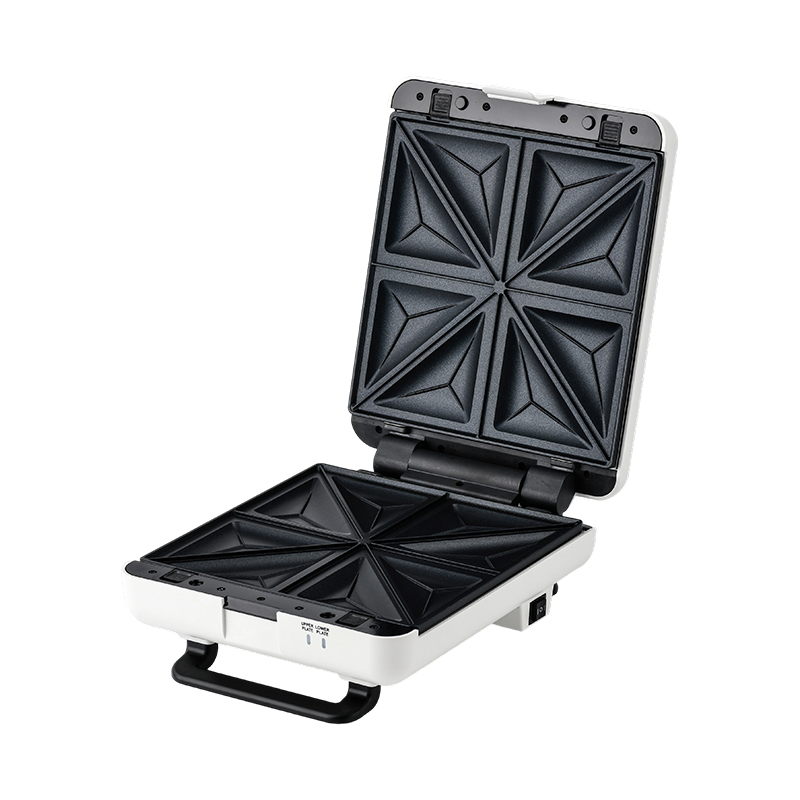 BJX-S026 4-Slice CLXXX° Open Grill & Sandwico factorem cum 3-Level Imperium et oleum Drip Tray